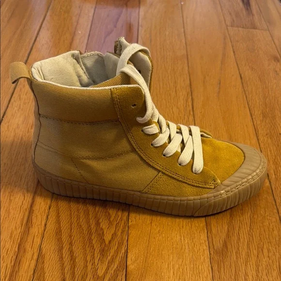 Zara Yellow High Top Sneakers - Picture 2 of 6